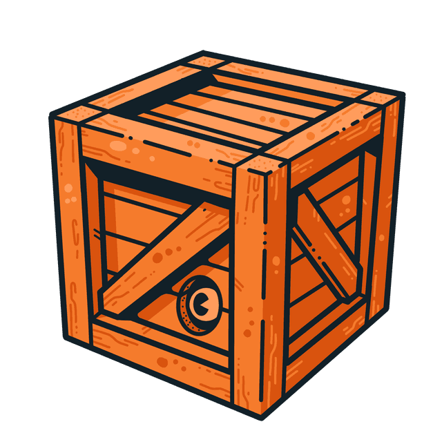 Peach crate